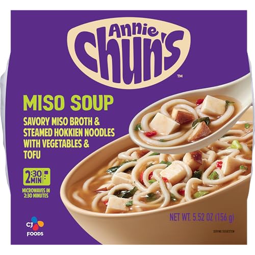 Annie Chun's Miso Soup Bowl, 5.52 Ounce, Case of 6
