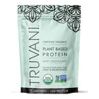 Truvani Organic Mint Chocolate Vegan Protein Powder, 12.38 Ounces