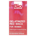 Bio Nutrition Gelatinized Red Maca For Women, 60 Vegetarian Capsules