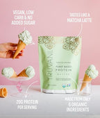 Truvani Organic Matcha Plant Protein Powder, 22 Ounces