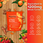 Reprise Orange Turmeric Gummies, 45 Count