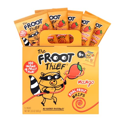 Froot Thief Mango Fruit Whip, Case of 8, 5 Count Packs