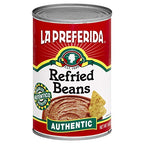 La Preferida Authentic Refried Beans, 16 Oz Cans, Case of 12