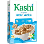 Kashi Organic Island Vanilla Breakfast Cereal, Case of 8, 18 Ounce Boxes