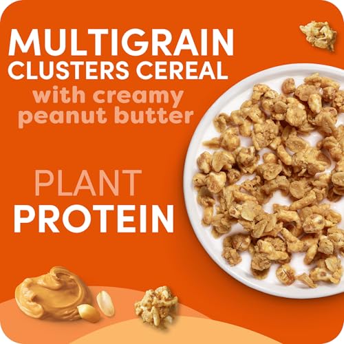 Kashi GO Peanut Butter Crunch Protein Cereal, Case of 10, 16.9 Ounce Boxes