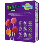 YumEarth Halloween Organic Lollipops, 4 Flavor, Case of 6, 13.1 Ounce Boxes