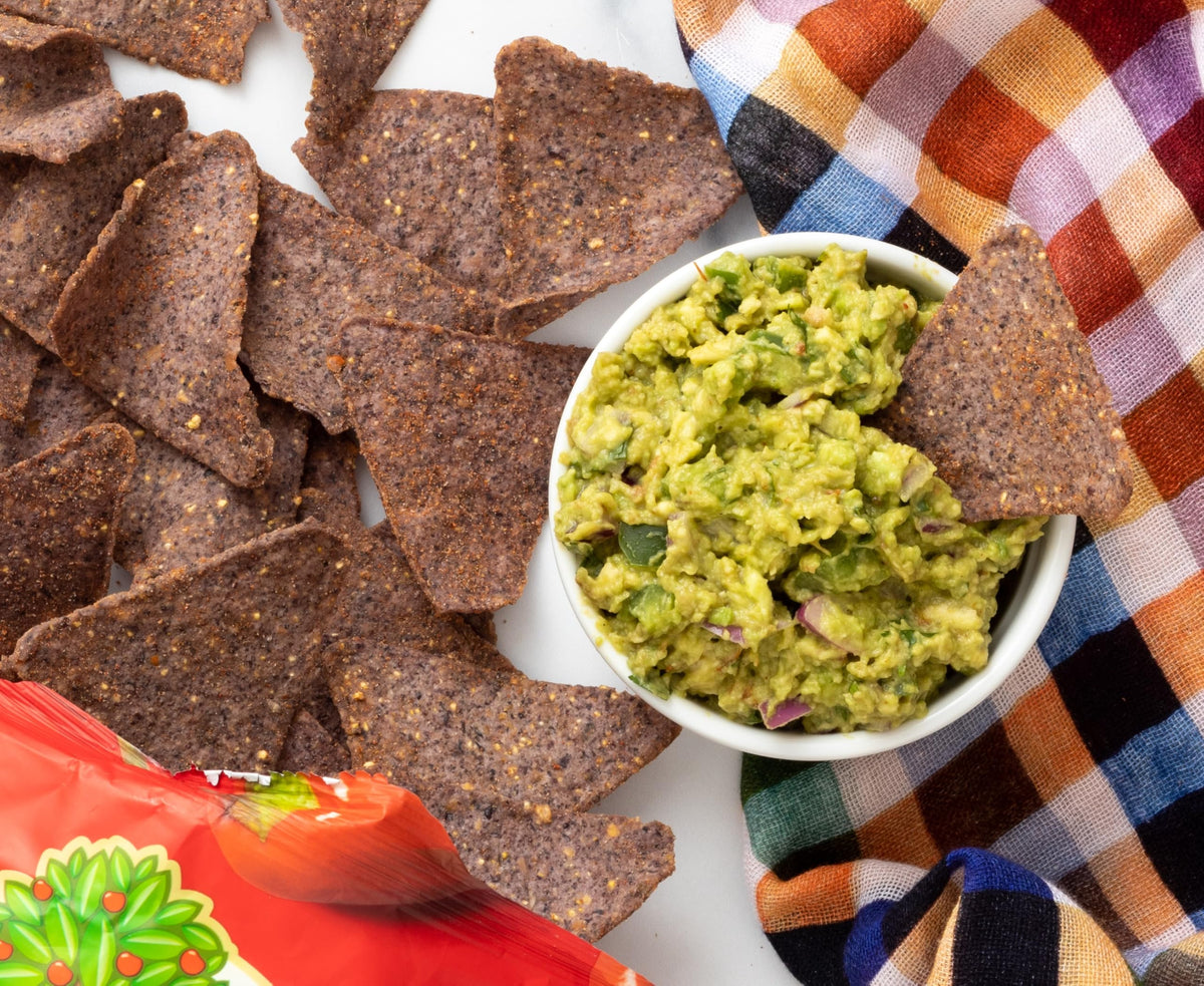 Garden Of Eatin' Organic Red Hot Blue Corn Tortilla Chips, Case of 12, 14 oz Bags