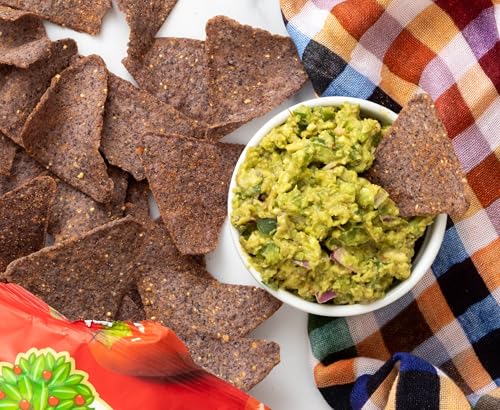 Garden Of Eatin' Organic Red Hot Blue Corn Tortilla Chips, Case of 12, 14 oz Bags