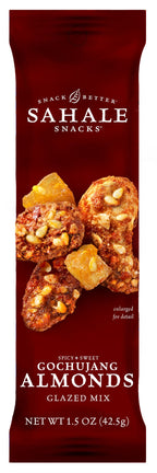 Sahale Snacks Gochujang Almond Glazed Nut Blend, Case of 18, 1.5 oz Bags