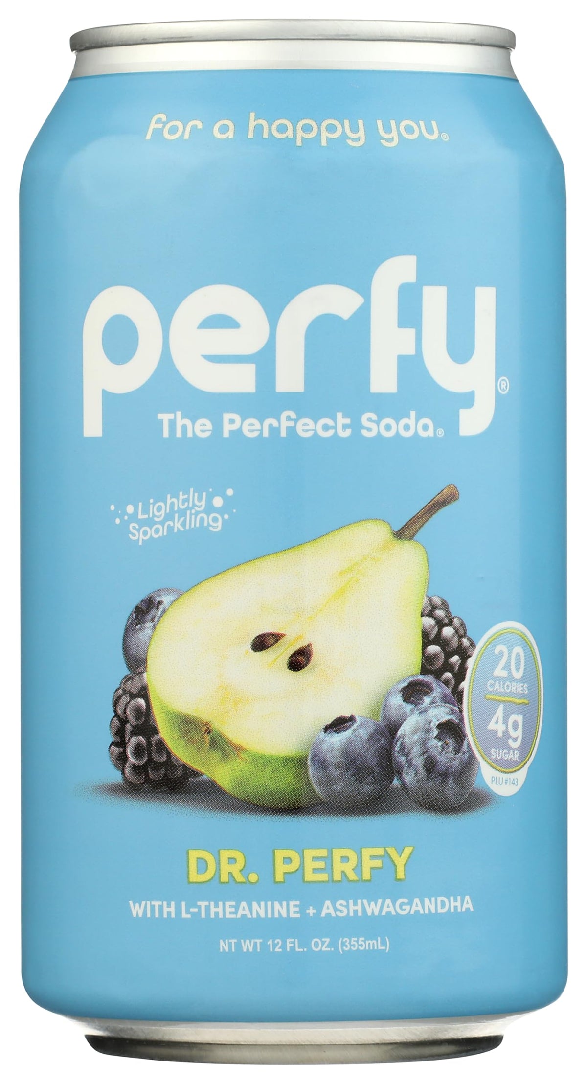 PERFY Dr. Perfy Superfood Soda, Case of 12, 12 fl oz