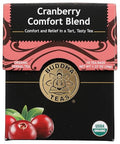 Buddha Teas Organic Cranberry Comfort Tea, Case of 6, 18 Bags