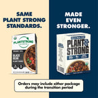 PLANTSTRONG Organic Black Bean Chili, Case of 6, 14.5 oz