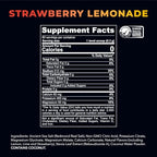 Redmond Re-Lyte Strawberry Lemonade Electrolyte Powder Mix, Case of 6, 13.4 oz