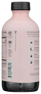 Pop & Bottle Organic Super Concentrated Vanilla Coffee, Case of 6, 8 fl oz