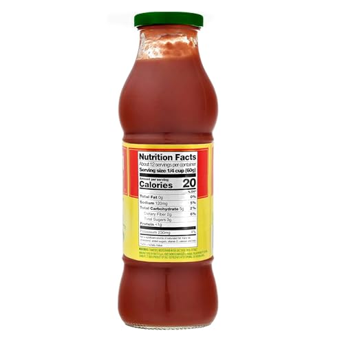 Mutti Tomato Puree with Basil Passata, Case of 6, 24.5 oz