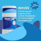 Clean Age Waves AHA Deodorant, Case of 3, 2.25 Ounce