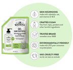 J.R. Watkins Aloe and Green Tea Gel Hand Soap Refill, Case of 2, 34 Fluid Ounce