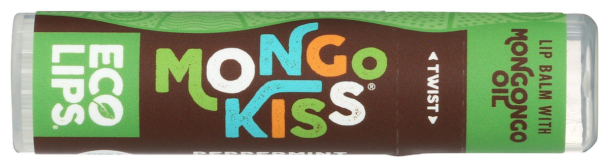Eco Lips Mongo Kiss Organic Pomegranate Lip Balm Display Counter, Case of 15, 0.25 Ounce