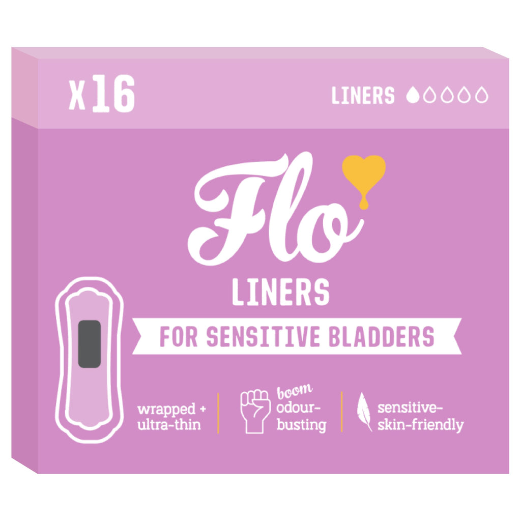 Flo Bamboo Sensitive Bladder Liners, Case of 12, 16 Count