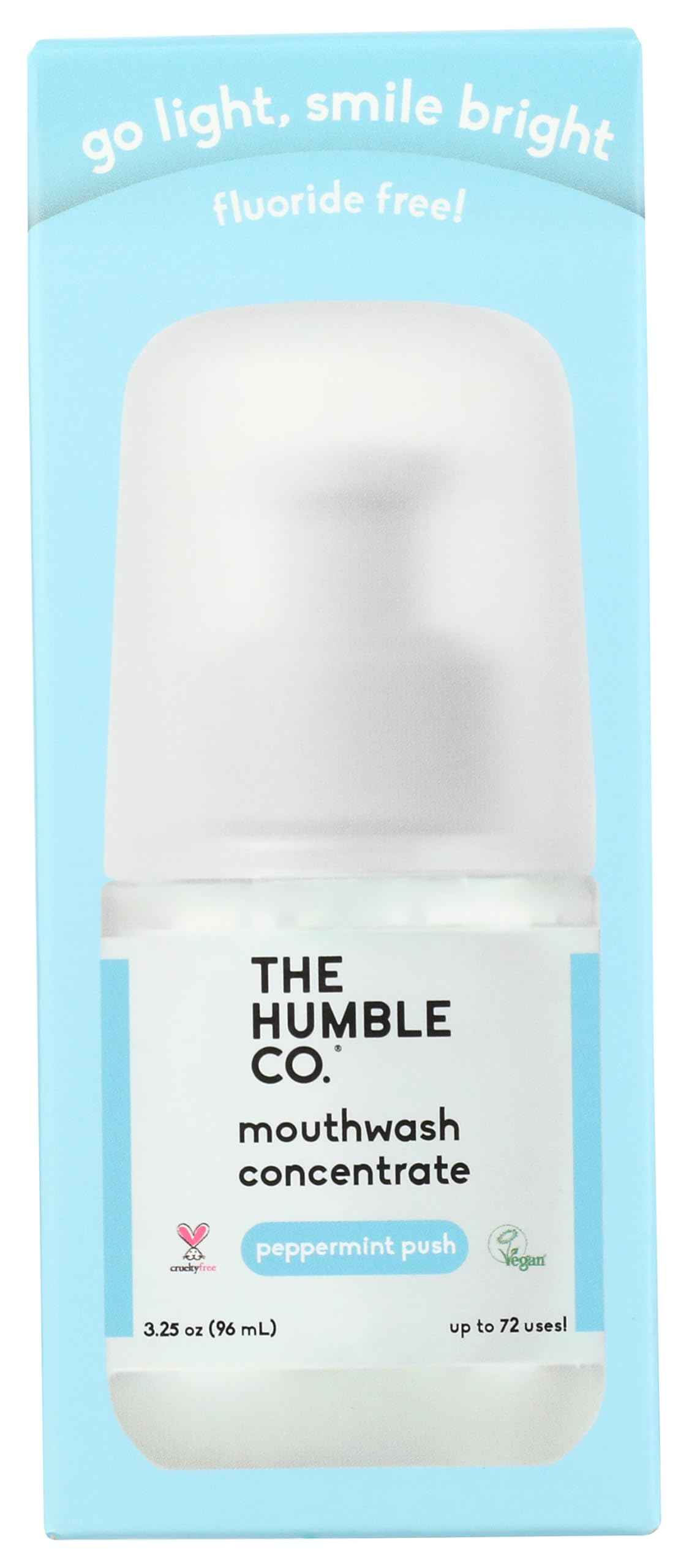 The Humble Co. Peppermint Mouthwash, 3.25 fl oz