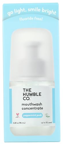 The Humble Co. Peppermint Mouthwash, 3.25 fl oz