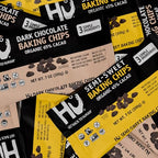 Hu Organic Dark Chocolate Baking Chips, Case of 12, 7 oz