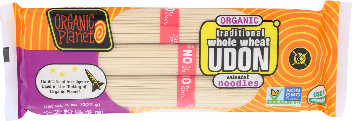 Organic Planet Organic Traditional Udon Pasta, Case of 8, 8 Ounce Packs
