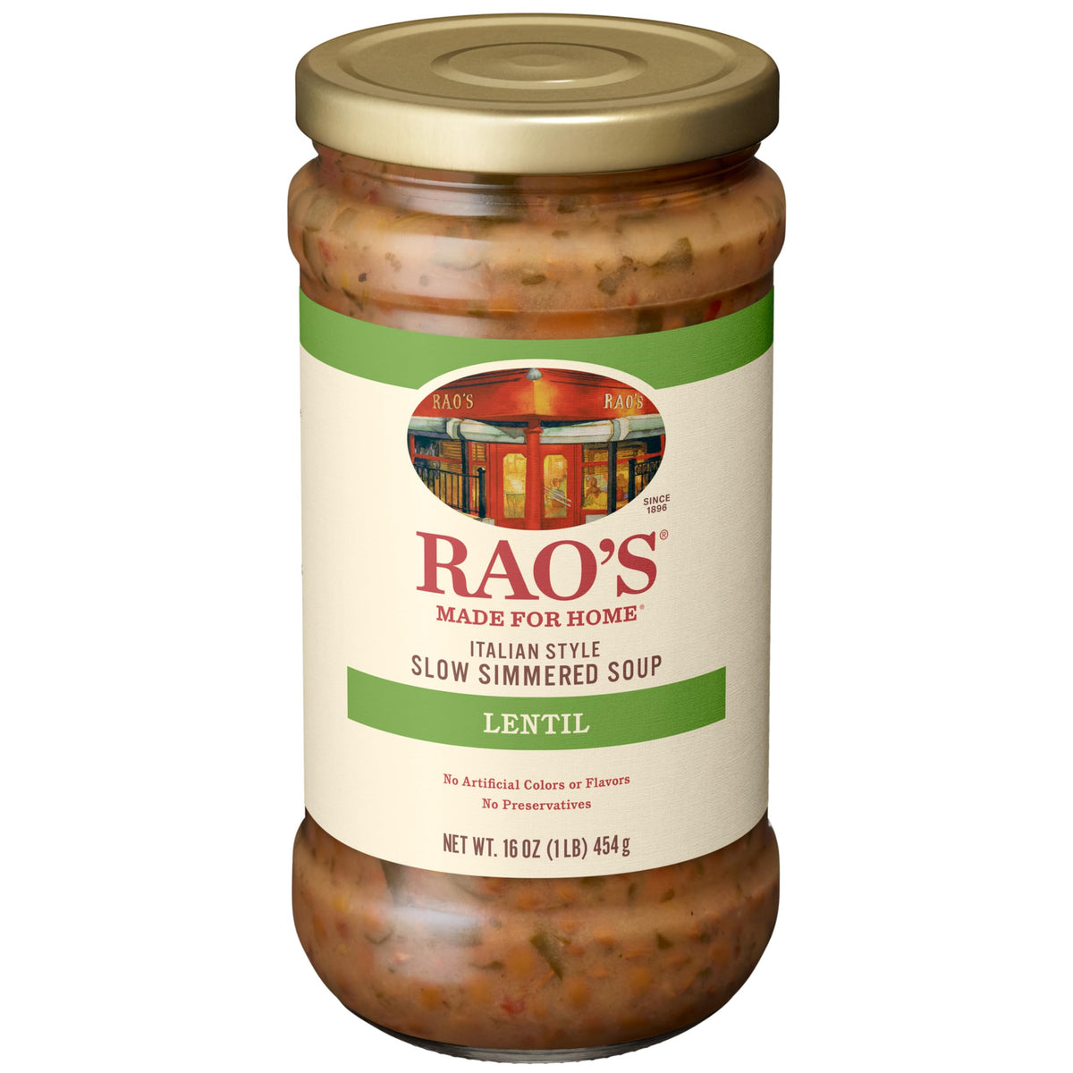 Rao's Italian Lentil Soup, Case of 6, 16 Fluid Ounce Containers