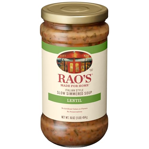 Rao's Italian Lentil Soup, Case of 6, 16 Fluid Ounce Containers