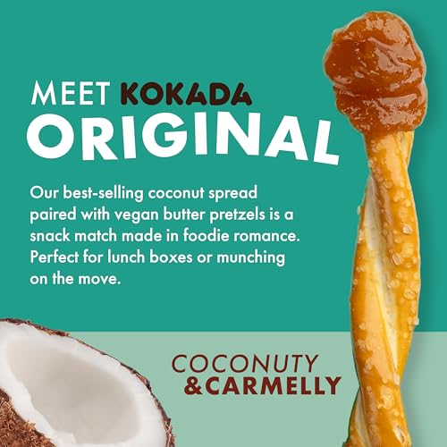 Kokada Original Pretzel Dunks, Case of 8, 9.6 oz Each