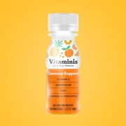 Vitaminis Orange Pineapple Immune Support Drink Shot, Case of 12, 2.5 Fl Oz