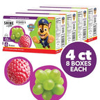ShineWater Grape Raspberry Kids Drink Boxes, Case of 4, 8 Pack, 6.75 fl oz Each