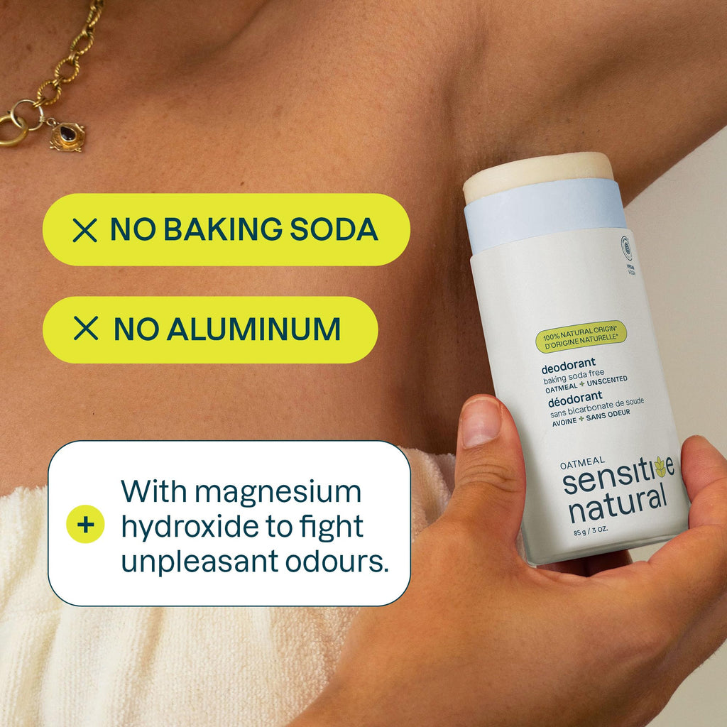 ATTITUDE Sensitive Natural Unscented Deodorant, 2.64 oz