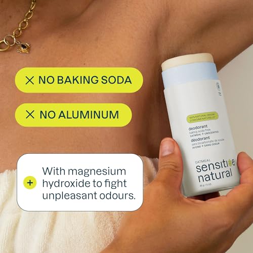ATTITUDE Sensitive Natural Unscented Deodorant, 2.64 oz
