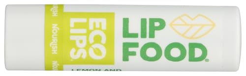 Eco Lips Organic Lip Food Nourish Lip Balm Display, Case of 15, 0.15 Ounce Tubes