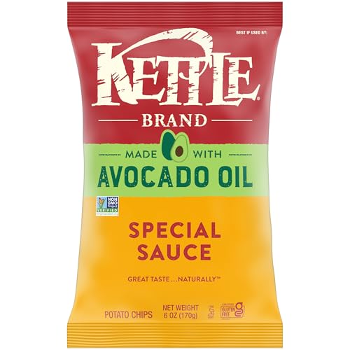 Kettle Brand Avocado Oil Special Sauce Chips, Case of 12, 6 oz