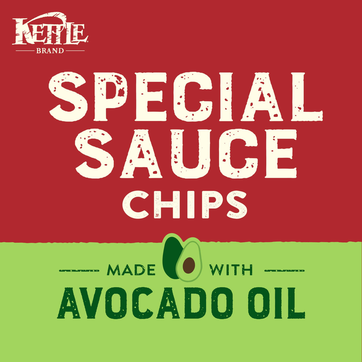 Kettle Brand Avocado Oil Special Sauce Chips, Case of 12, 6 oz