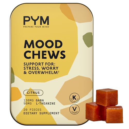 PYM Mood Chews Citrus, Case of 8, 20 Count
