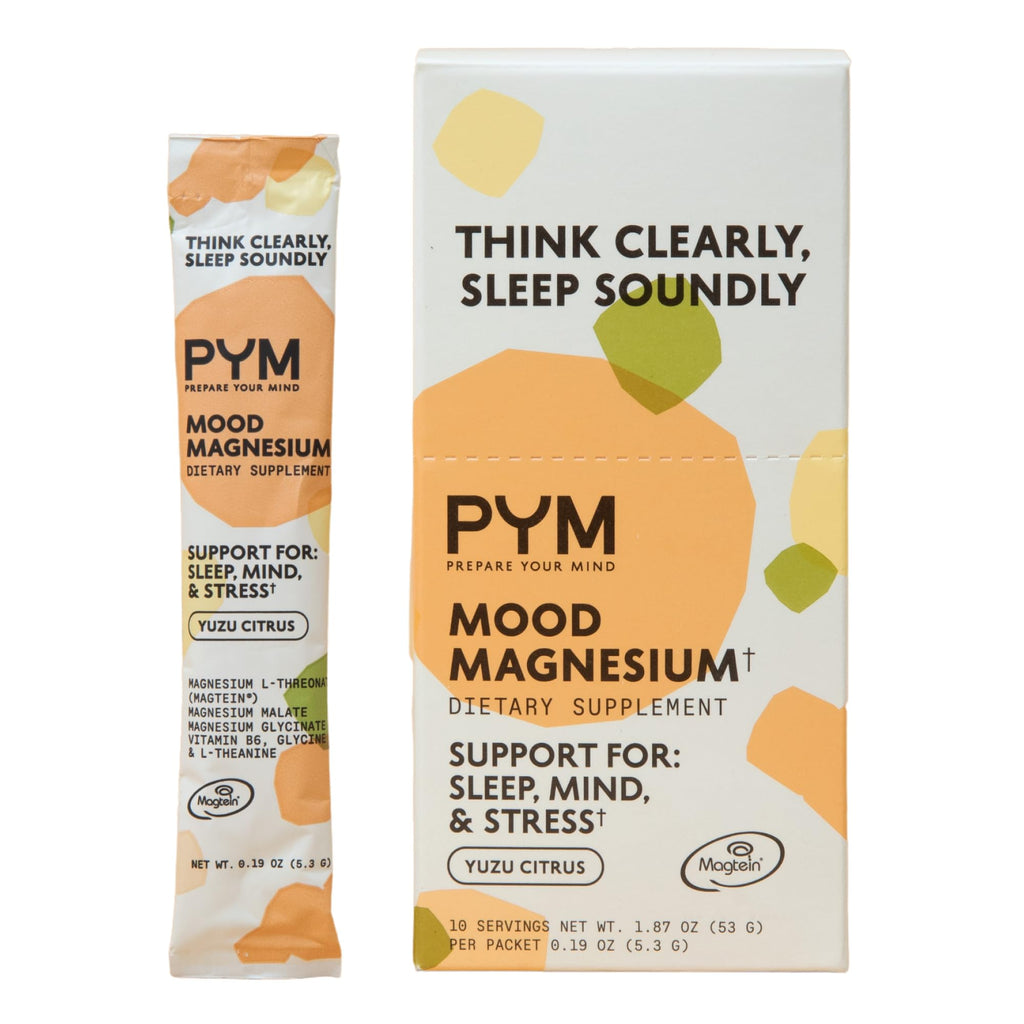 Pym Yuzu Citrus Mood Supplement Sticks, Case of 12, 10 Count