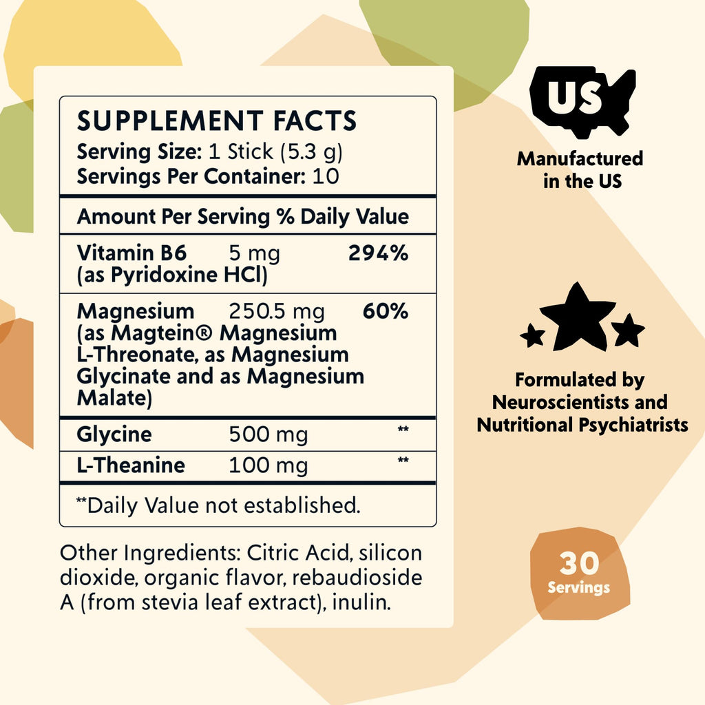Pym Yuzu Citrus Mood Supplement Sticks, Case of 12, 10 Count