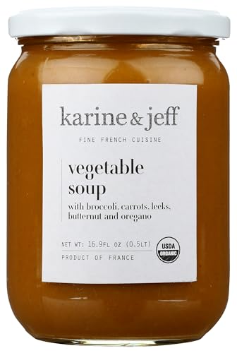 Karine & Jeff Organic Vegetable Soup, Case of 6, 16.9 fl oz
