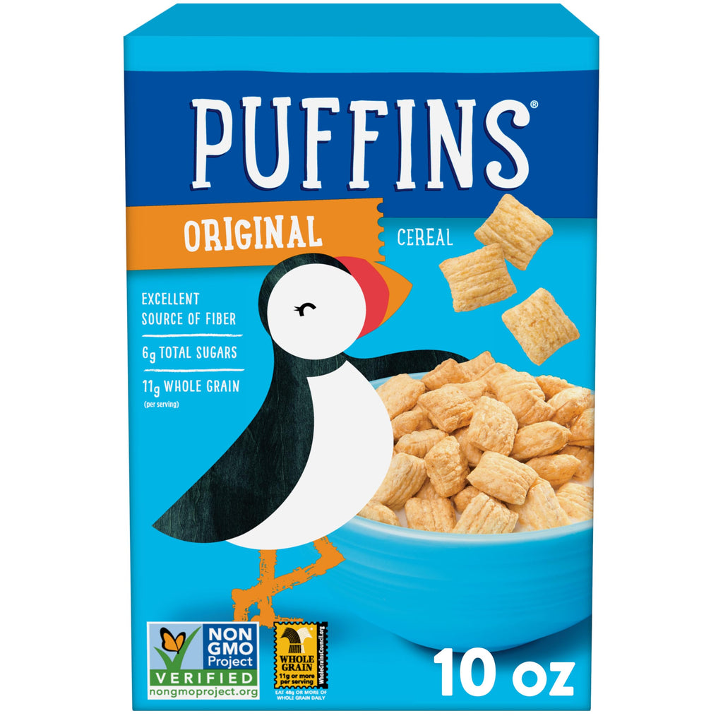 Barbara's Original Puffins Cereal, Case of 10, 10 Ounce