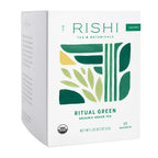 Rishi Organic Ritual Green Tea, Case of 6, 15 Bags
