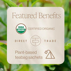 Rishi Organic Ritual Green Tea, Case of 6, 15 Bags
