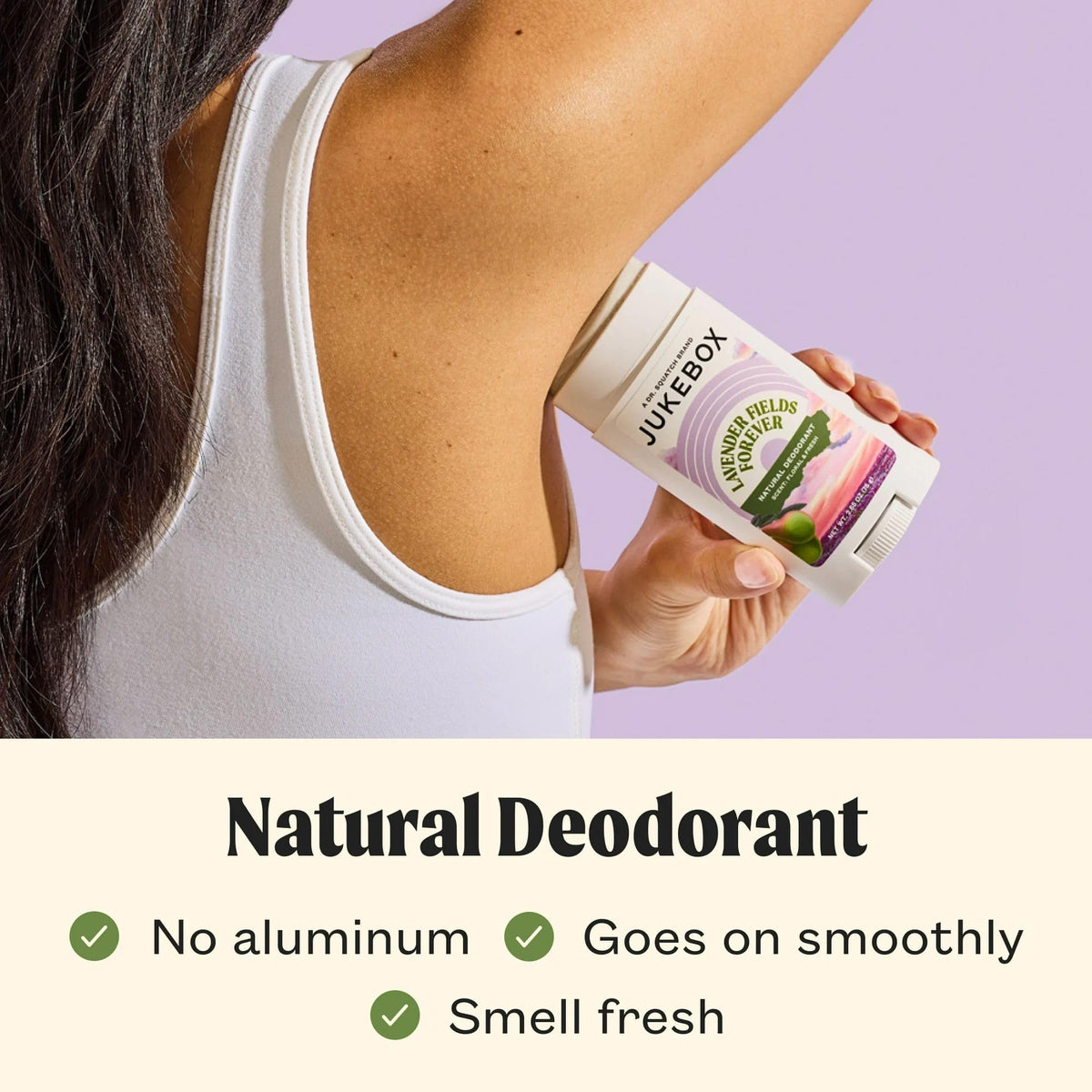 Jukebox Lavender Fields Forever Natural Deodorant, 2.65 Ounces
