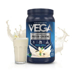 Vega Protein Powder with Creatine Monohydrate, Vanilla, 22 oz