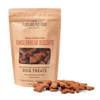 Portland Pet Food Company Gingerbread Biscuit Dog Treats, Case of 6, 5 oz