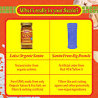 Loisa Organic Salt-Free Sazon Seasoning, Case of 6, 1.8 Ounce Jars