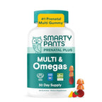 SmartyPants Prenatal Plus Multivitamin and Omega 3 Gummies with Methylfolate, 90 Count