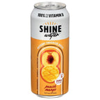 ShineWater Peach Mango Flavored Water, Case of 12, 16 Fluid Ounce Bottles